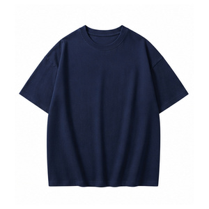 เสื้อยืดคอตตอน 100% หนัก 230 กรัม แบบสั่งทำพิเศษ OEM ODM ทรงโอเวอร์ไซส์ คอกลม แขนสั้น ไม่มีลาย พร้อมสกรีนโลโก้ - Product Image 2