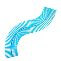 Gitter aus Aluminium legierung 18cm 20cm 25cm 30cm Rutsch feste Schwimmbad gitter Kunststoff-Überlauf-Pool gitter