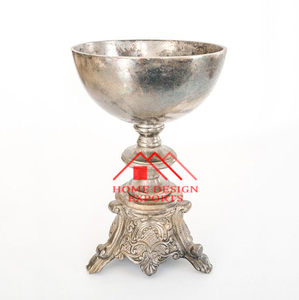 Décor de fête pièce maîtresse de sol compote fleur bol Vases pour décor intérieur et extérieur élégant en aluminium trompette Vase meilleur vendeur - Product Image 1