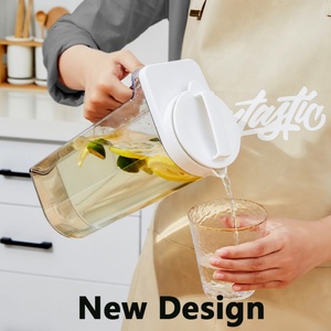 Household Large Capacity Beverage Storage Container Heat Resistant Cold Water <b>Jug</b> Plastic Juice Pitcher Teapot Kettle - Product Image 2