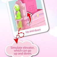 Ensemble de jeu de rôle interactif de dessin animé pour les tout-petits enfants semblant jouer à des jouets commerciaux adaptés