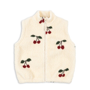 Prêt à expédier <span class=keywords><strong>bébé</strong></span> <span class=keywords><strong>fille</strong></span> Sherpa polaire veste avec coeur coloré cerise coeur imprimé enfant en bas âge hiver chaud fermeture éclair <span class=keywords><strong>manteau</strong></span> - Product Image 4