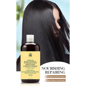 Après-shampoing hydratant sans sulfate à l'huile de ricin noire jamaïcaine, marque privée, pour renforcer et restaurer les cheveux - Product Image 5