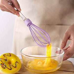 Silicone trứng <span class=keywords><strong>Beater</strong></span> trong suốt xử lý trứng <span class=keywords><strong>Whisk</strong></span> - Product Image 1