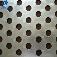 Plaque métallique perforée en acier inoxydable pour plateformes de grillage, laminée à chaud, couleur argent, épaisseur 0,5 mm-2,0 mm, marque HUANJI HJ003