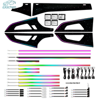 Kit de actualización de iluminación ambiental LED dinámica de 64 colores para el interior del coche Audi Q7 4M 2016-2019 Facelift 2016-2025