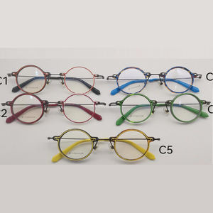 フランスデザインハイエンド光学フレームカラーアセテートチタン眼鏡ファッショナブルなダイヤモンド顔の形男性と女性のためのマッチ - Product Image 6