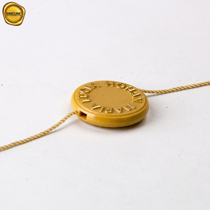 Custom Seal <strong>Tags</strong> Custom 3D Embossed Brand Name Logo Plastic <strong>Hang</strong> <strong>Tags</strong> <strong>String</strong> Locks <strong>for</strong> Watches Shoes Clothing Bags - Product Image 2
