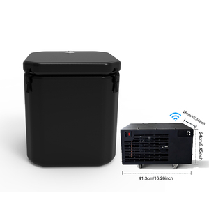 Refroidisseur de bain froid ICEMEND de petite taille 0,3 CV avec contrôle Wi-Fi pour baignoire de glace gonflable en PVC, utilisation en baril de récupération, tissu Drop Stitch - Product Image 1