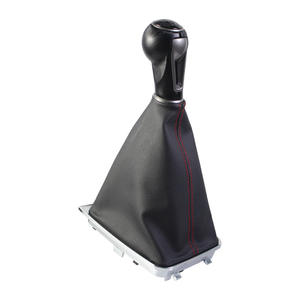 Couvre-poignée de levier de vitesses Volkswagen Golf 7, ligne rouge, plastique lavable, 5 ou 6 vitesses, accessoire intérieur de voiture - Product Image 3