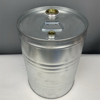 Usine directe 30L tambour en acier à tête fermée grande petite bouche étanche pour le transport de baril en plastique d'essence brute chimique