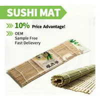 Высококачественный бамбуковый коврик для свертывания суши в японском стиле