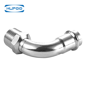 Coude de réduction industriel en acier inoxydable poli SS304 à 90 degrés pour soudage, pour le contrôle des fluides et les systèmes d'eau - Product Image 4