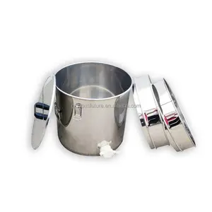 Honey Tank with Strainer 37 L Stainless Steel Beekeeping Tools Bee Farm Equipment