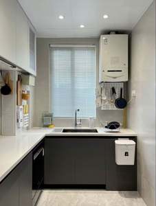 Gabinetes de Cocina Modulares Modernos de Alta Calidad en Diseño Blanco Completo, Gabinetes Base para Fregadero, Muebles de Cocina con Accesorios para Fregadero - Product Image 4