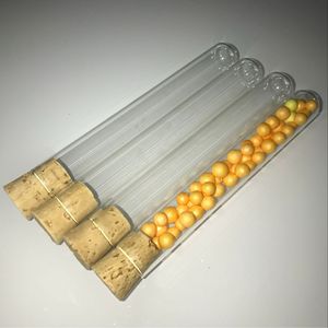 Glass Test Tubes 20x150mm Flat Mouth Round Bottom With Natural Cork <b>Stoppers</b> Premium Quality Lab Use - Product Image 4