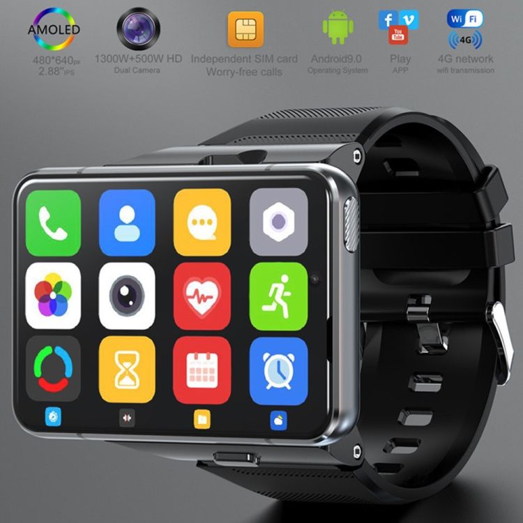 Original for LOKMAT APPLLP Max 4G Call Smart Watch, Inch MTK6761 Quad  Core 4GB+64GB Android GPS Smart Watches