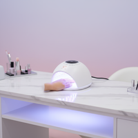 Lampe à ongles électrique UV LED 84W U1 intelligente pour salons de manucure, avec prise US, pour commande en gros