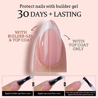 Uñas postizas de gel suave reutilizables con punta francesa cuadrada para dedos, cobertura completa, largas, estilo ataúd, de presión.