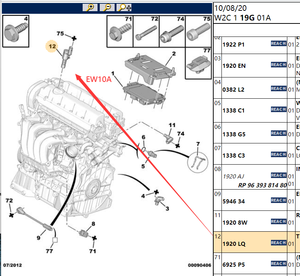 Kontrol oli otomatis katup Solenoid OE 9652536480 0800170308 1920LQ untuk Citroen C5 Peugeot 307 408 508 <span class=keywords><strong>2</strong></span>.0 <span class=keywords><strong>2</strong></span>.3 - Product Image 3
