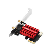 Adaptador Wi-Fi PCI-E, Tarjeta Wi-Fi PCIE, Adaptador de Red Inalámbrica para PC, Tarjeta PCIe WiFi5
