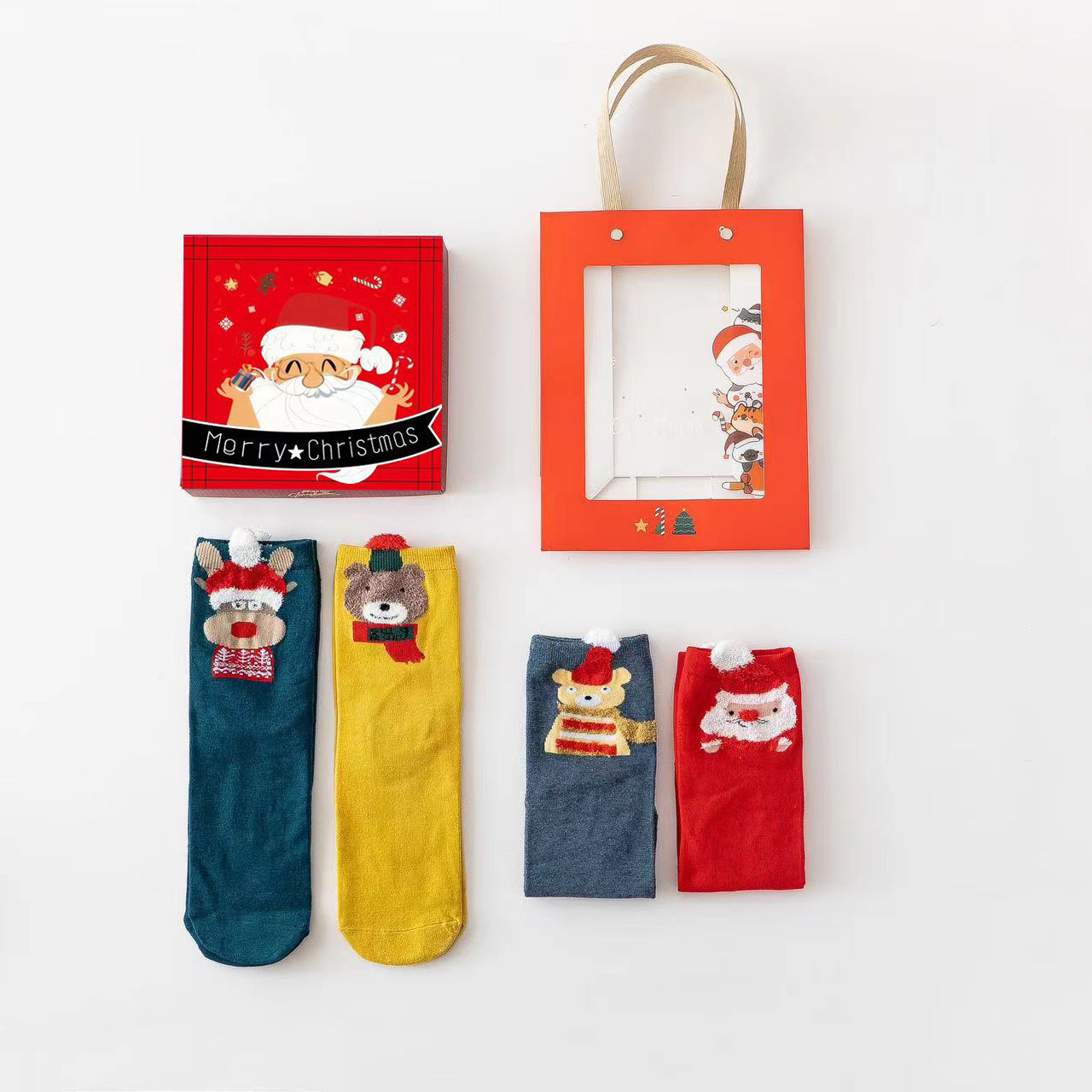 Red Snow Man B 1 boîte contient 4 paires
