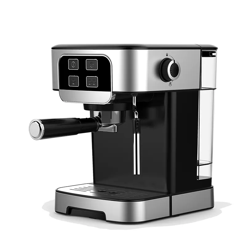 Petite Machine à café à vapeur entièrement semi-automatique pour la maison, mousseur à lait, Machine à café automatique italienne