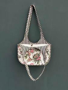 Bolso de Hombro Acolchado de Algodón Estilo Bohemio al por Mayor para Mujer, Bolso Tote Casual Ligero - Product Image 3