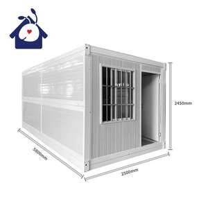 Casa contenedor plegable para sala de estar, oficina, casa contenedor plegable para sala de estar y casa prefabricada plegable fácil de mover - Product Image 5