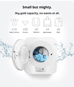 <span class=keywords><strong>Lave</strong></span>-<span class=keywords><strong>linge</strong></span> <span class=keywords><strong>mural</strong></span> entièrement automatique de 3 kg avec fonction de séchage - Product Image 3