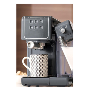 Cafetera Automática para Espresso, Cappuccino y Latte con Barra de Progreso Táctil de 19 Bares, Color Gris, Idioma Francés, para Hoteles, Totalmente Automática - Product Image 4