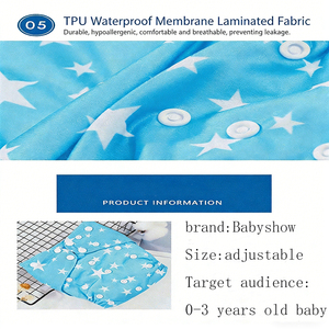 Pañales de Tela para Bebé de Buena Calidad al Precio Má<span class=keywords><strong>s</strong></span> Bajo, Muestra Gratis, Transpirables, Hipoalergénicos, Fáciles de Poner y Quitar - Product Image 4