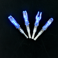 Bits à arc-en-ciel en plastique lumineux, pour flèche de 5.3mm
