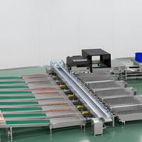 Ligne de traitement automatique pour le nettoyage des œufs, système de lavage, séchage, pesage, calibrage et emballage des œufs en acier inoxydable