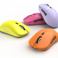 Gran oferta de ratón inalámbrico recargable 2,4G/BT/ratón inalámbrico para juegos con 6 botones programables para PC portátil