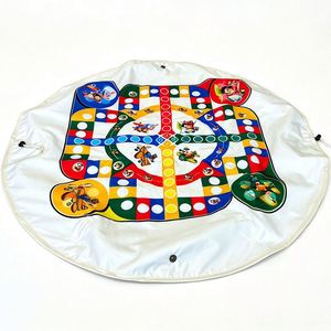 Outdoor <b>Camping</b> Waterproof Non-Slip Moisture-Proof Square Flying Chess Game Mat Creative Picnic <b>Blanket</b> Dual-Use Storage - Product Image 1