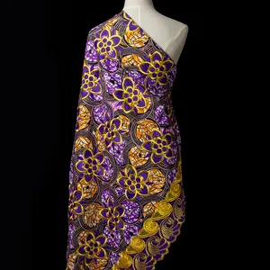 थोक फीता Bazin मोटी कपास के लिए उत्तम कढ़ाई अफ्रीकी नाइजीरियाई फीता कपड़े अफ्रीकी कपड़े