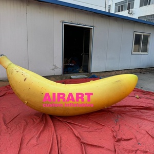 Plátano inflable gigante de 3m personalizado para supermercado de frutas promoción al aire libre con logotipo personalizable - Product Image 4