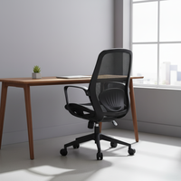 Chaise de bureau moderne, professionnelle, ergonomique, durable, pivotante, réglable en hauteur, en tissu maillé, pour la maison, le bureau, les réunions et les invités