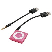 Cable de datos y carga USB de 3,5mm al por mayor de fábrica para iPod Shuffle 3/4/5/6/7 Gen, cable corto de 13CM con servicio OEM/ODM