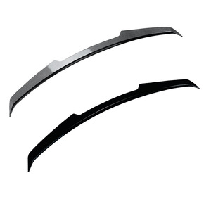 Audi Q8 SQ8 2019+ Rear Spoiler Piano Black Carbon Fiber Texture ABS Trunk Wing Aero Modification - Product Image 5