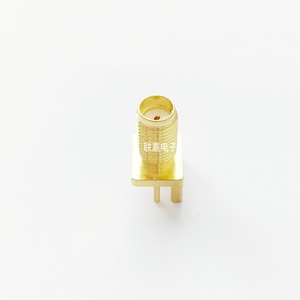 เมาท์เสาอากาศ RF SMA-KE มุมฉากแจ็คตัวเมียชุบทอง11เธรดระยะห่าง1.6มม. แหวนน็อตรูภายนอก - Product Image 4