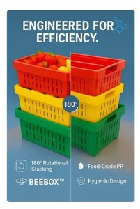 <span class=keywords><strong>Caisse</strong></span> isotherme intelligente pour la restauration, les événements, les repas <span class=keywords><strong>en</strong></span> plein air et les services alimentaires - Gain de place, robuste et durable <span class=keywords><strong>en</strong></span> PET - Product Image 4