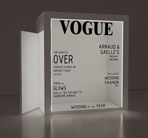 Nhà <span class=keywords><strong>M</strong></span>áy Giá Backdrop đứng có thể tháo rời Tạp Chí Photo Booth Box cho đá<span class=keywords><strong>m</strong></span> cưới sinh nhật đảng trang trí - Product Image 5