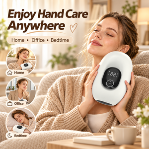 เครื่องนวดมือแบบให้ความร้อน เครื่องนวดนิ้วฝ่ามือแบบอัดอากาศ 5 ระดับความเข้ม ชาร์จ USB ได้ - Product Image 2