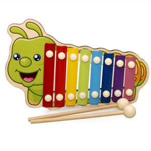 <span class=keywords><strong>Xilófono</strong></span> de madera para niños pequeños <span class=keywords><strong>con</strong></span> 2 mazos, instrumento de percusión de aprendizaje preescolar educativo, juguetes musicales de afinación profesional - Product Image 2