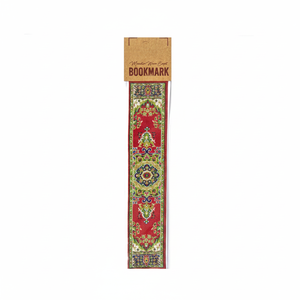Marcapáginas Tejido Turco con Diseño de Alfombra Miniatura Roja - Product Image 2