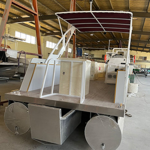 OEM ODM OBM Barcos de pontones de aluminio, Cubierta para <span class=keywords><strong>barco</strong></span> pontón de China, Muebles para <span class=keywords><strong>barco</strong></span> pontón de doble cubierta - Product Image 4