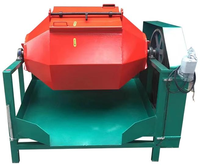 Équipement de polissage et de meulage automatique de fûts d'olives de 200 L pour le débavurage des métaux, machine de finition de surface de meulage