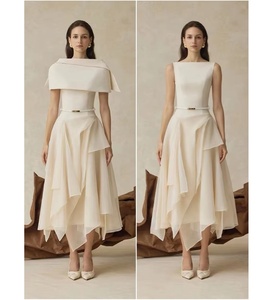 Siete colores 2025 diseño de nicho vietnamita cintura irregular ceñido <span class=keywords><strong>mono</strong></span> <span class=keywords><strong>vestido</strong></span> largo - Product Image 2